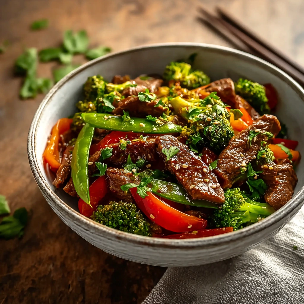 Quick Beef Stir Fry with Crisp Vegetables - Image 1