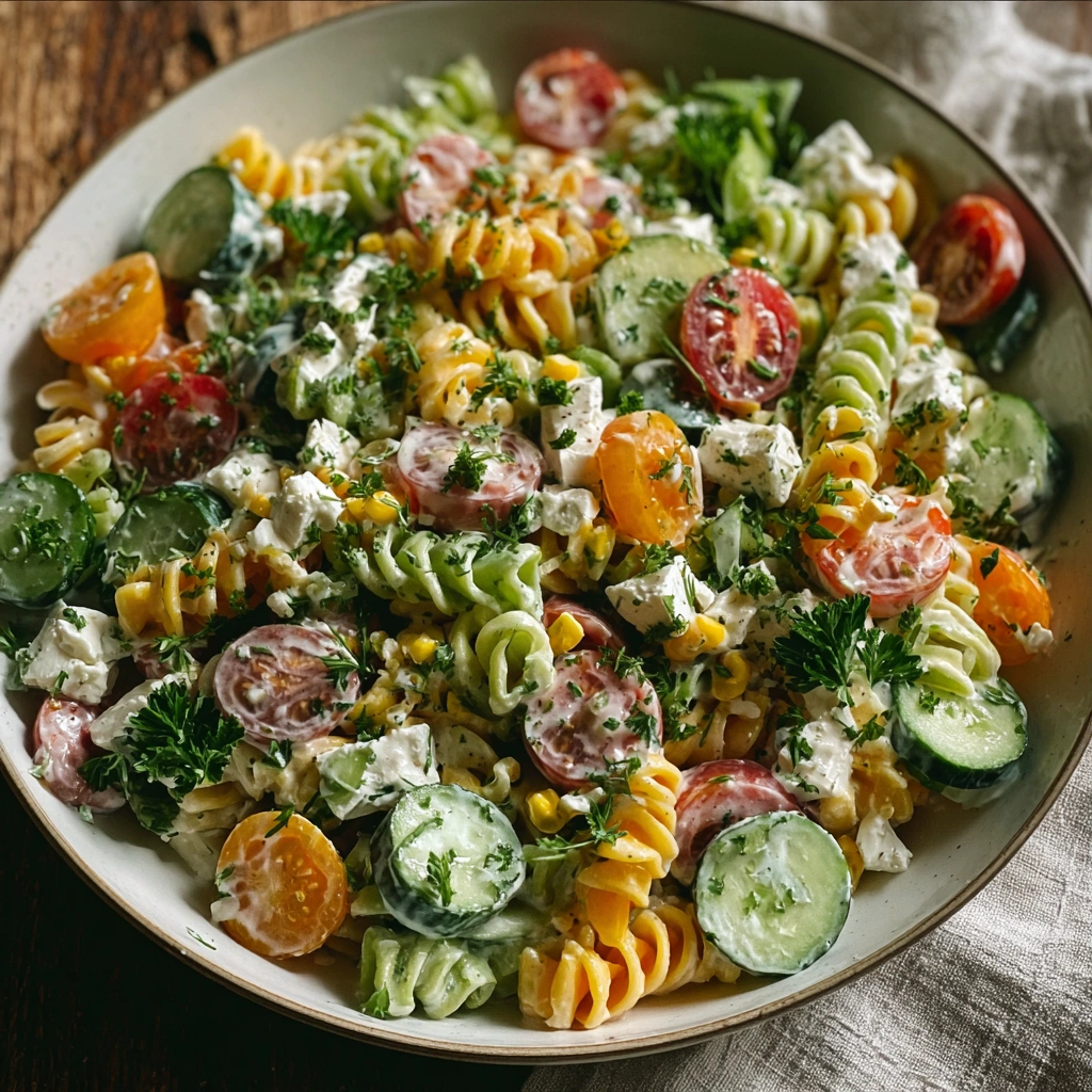 Vibrant Mediterranean Refreshing Cold Salad Recipe - Image 2