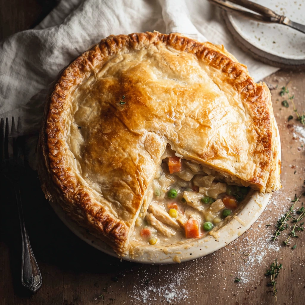 Homestyle Easy Chicken Pot Pie with Flaky Crust - Image 2