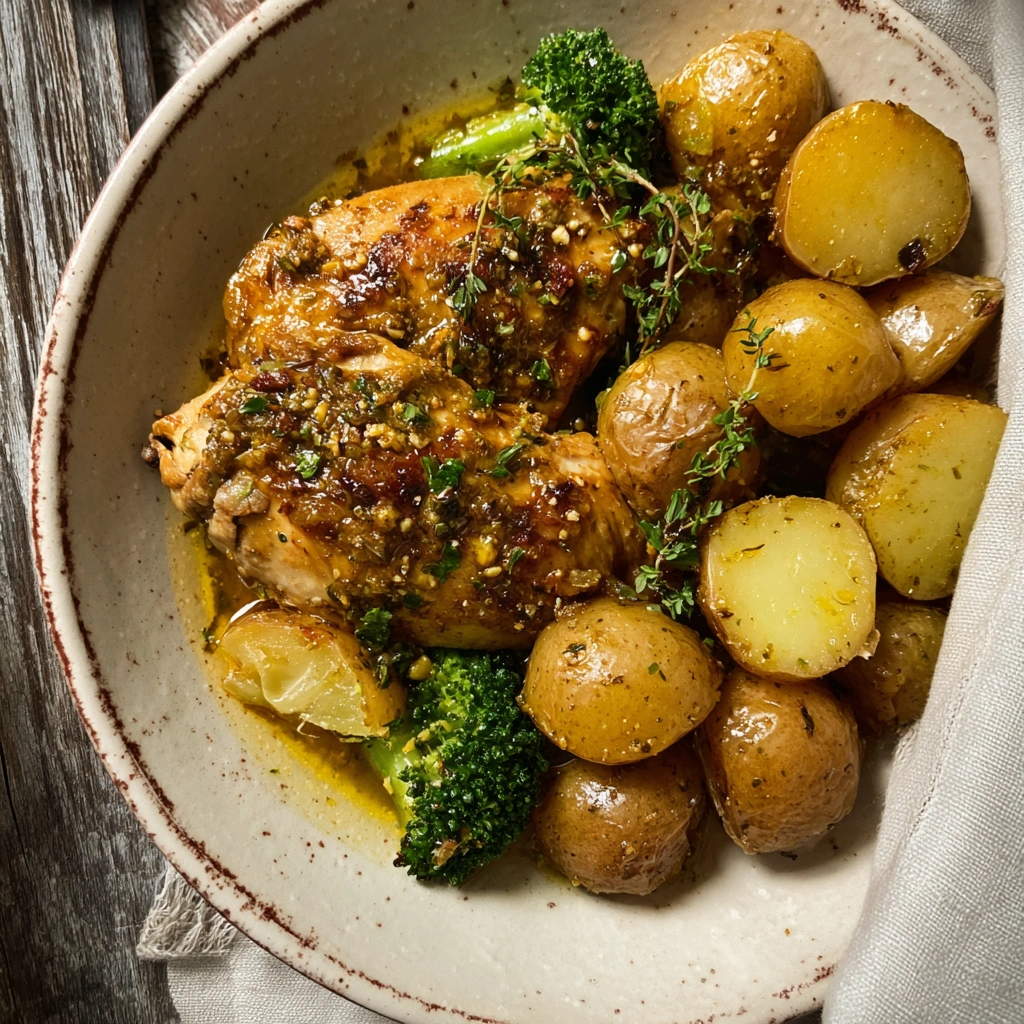 Crockpot Lemon Chicken & Potatoes: Zesty, Tender Meal - Image 1
