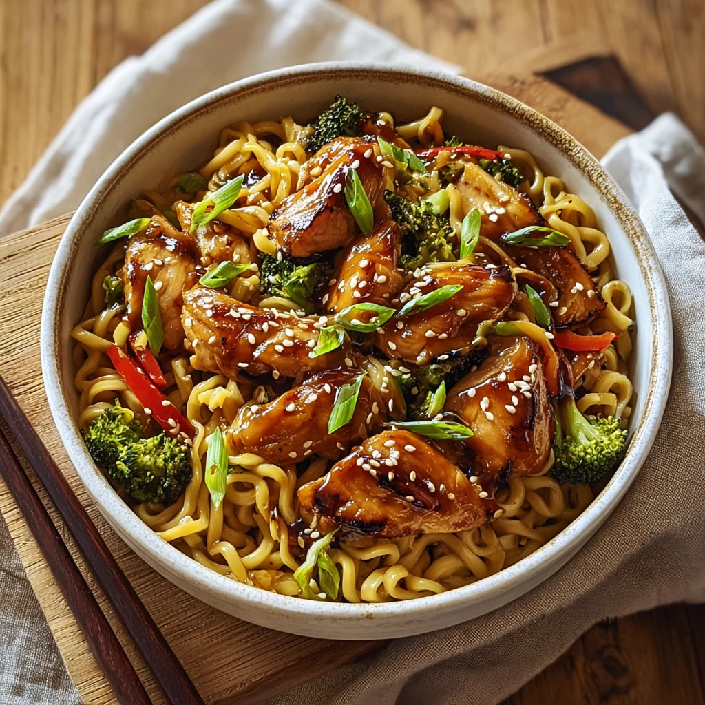 Quick Chicken Teriyaki Noodles: A Weeknight Favorite - Image 1