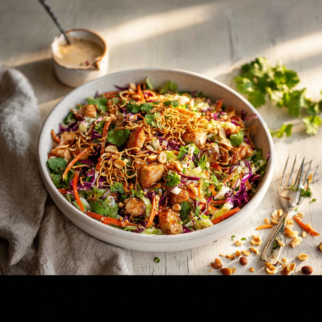 Crunchy Peanut Chicken Salad: A Vibrant Meal - Image 2