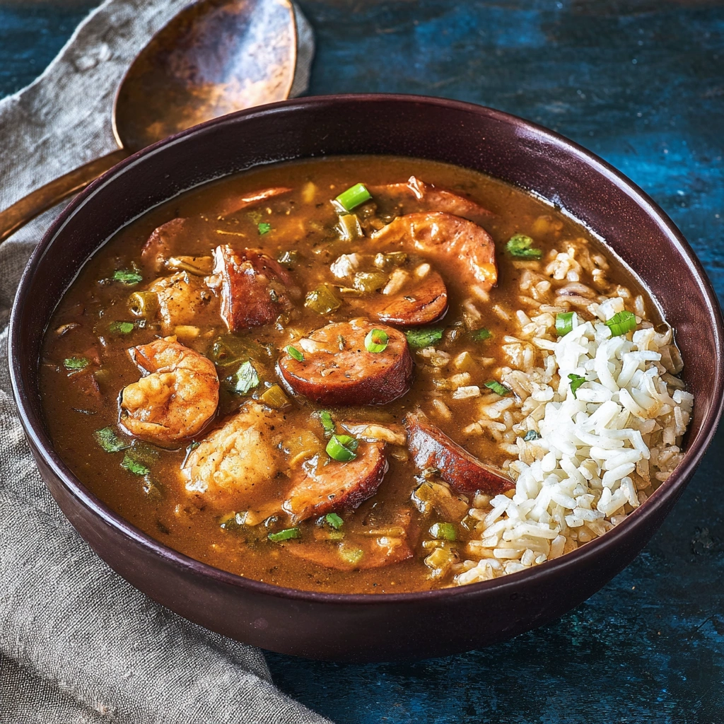 Spicy Cajun Gumbo: A Deeply Flavorful Family Bowl - Image 1