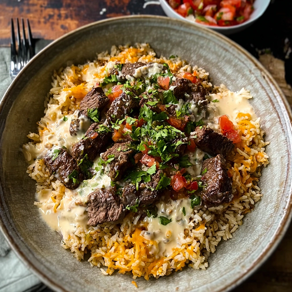 Hearty Steak Queso Rice: Skillet Dinner Bliss - Image 3