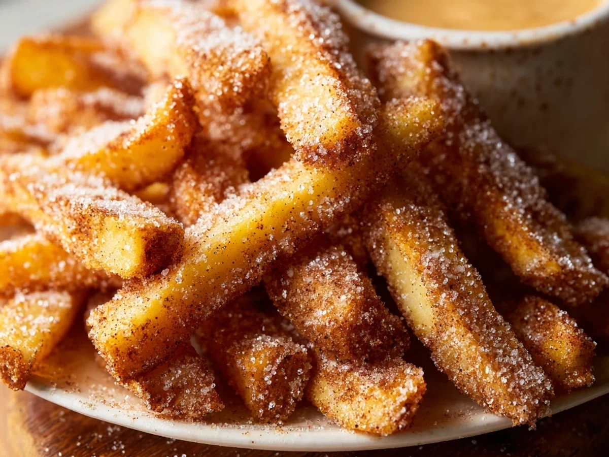 Air Fryer Apple Fries Recipe: Cinnamon-Kissed Snack - Image 1