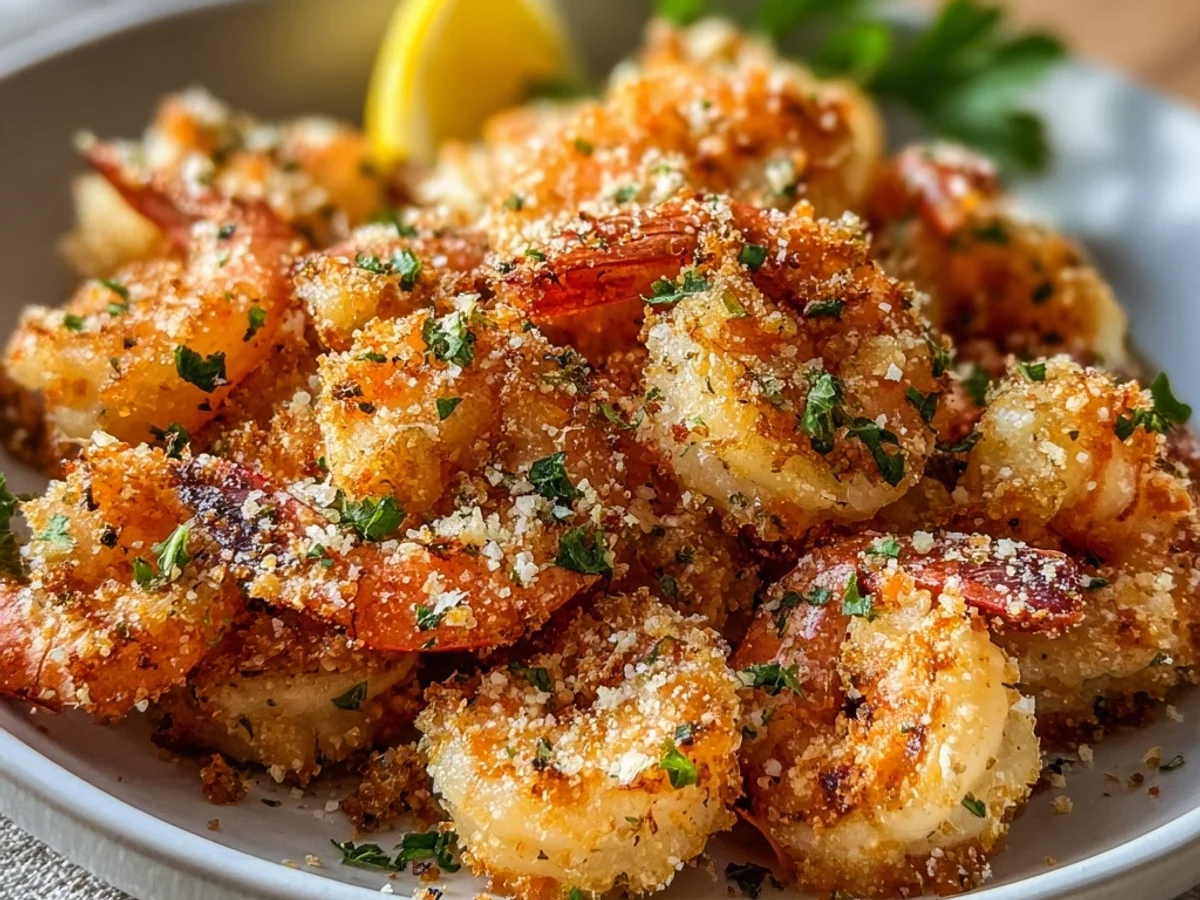 Air Fryer Garlic Parmesan Shrimp: Zesty, Quick Dinner - Image 1
