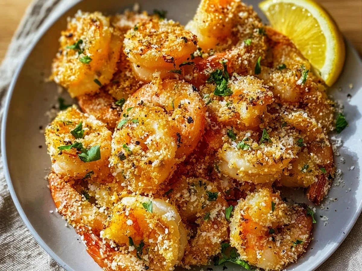 Air Fryer Garlic Parmesan Shrimp: Zesty, Quick Dinner - Image 2