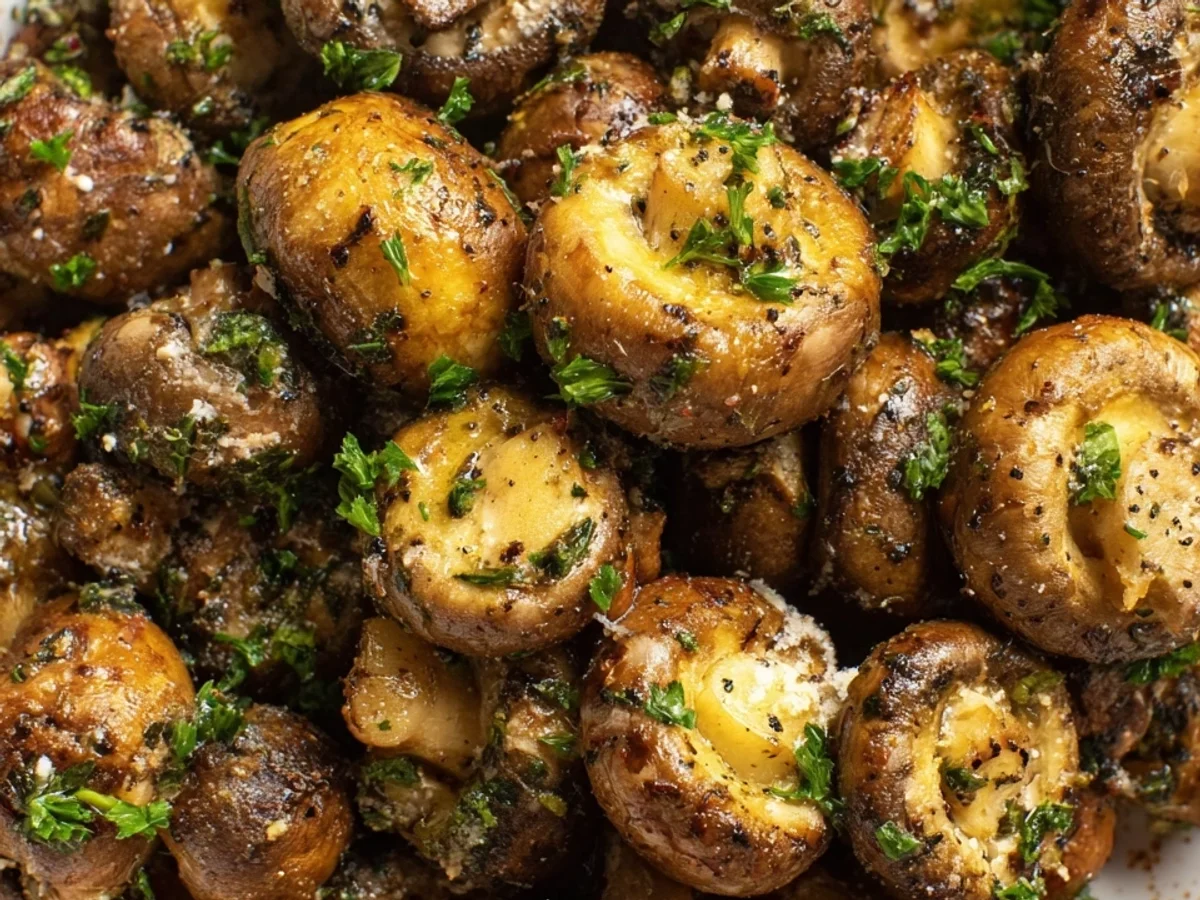 Air Fryer Mushrooms: Quick & Easy Side Dish Recipe - Image 1