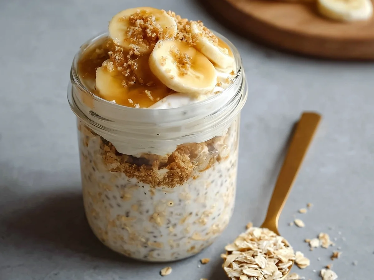Banana Cream Pie Overnight Oats: Guilt-Free Breakfast - Image 2