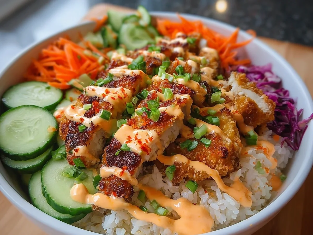 Bang Bang Chicken Bowl: Quick High-Protein Dinner - Image 1