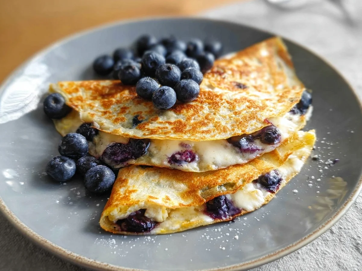 Blueberry Breakfast Quesadilla: Quick, High-Protein - Image 2