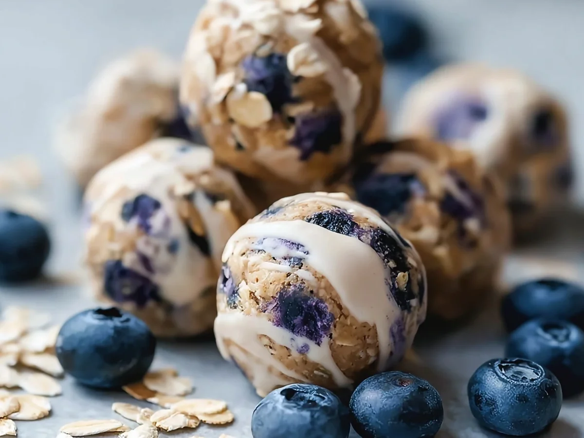 Blueberry Cheesecake Protein Bites: Easy No-Bake Snack - Image 2