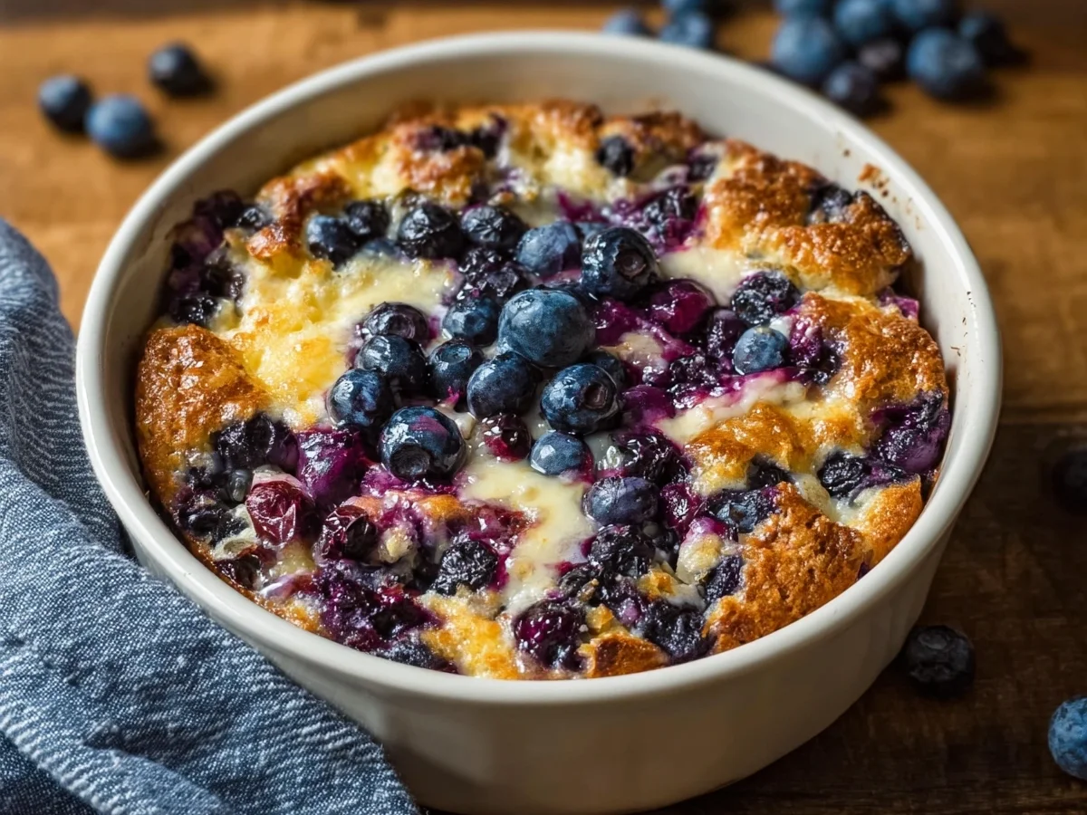 Blueberry Cottage Cheese Breakfast Bake: Easy & Healthy - Image 1