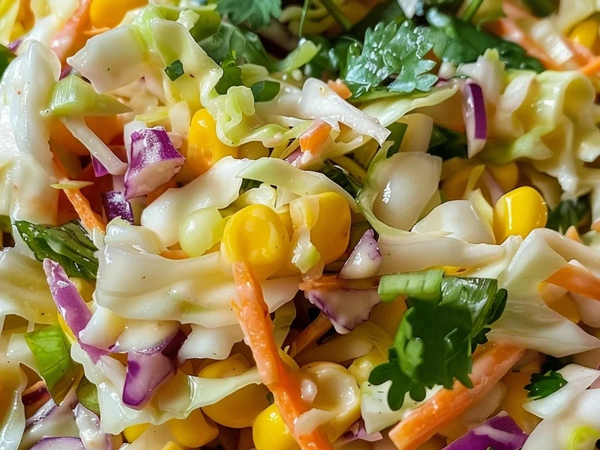Bold Jalapeno Corn Coleslaw: A Zesty Summer Side - Image 1