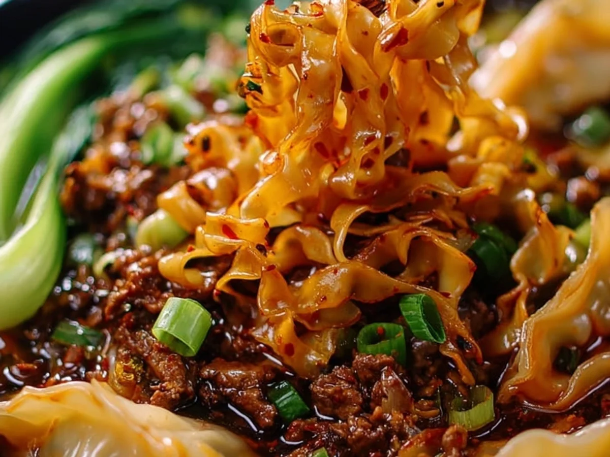 Bold Lamb Potsticker Noodle Bowl: Takeout-Style Flavor - Image 2