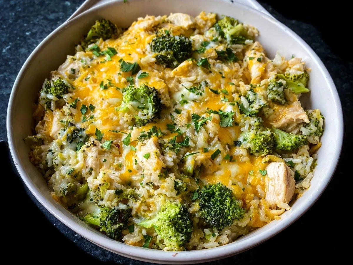 Chicken Broccoli Rice Casserole: Easy Meal Prep Dinner - Image 1