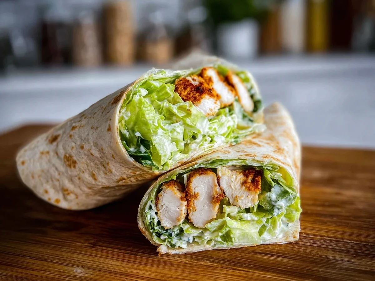 Chicken Caesar Wraps: Quick High Protein Meal - Image 2