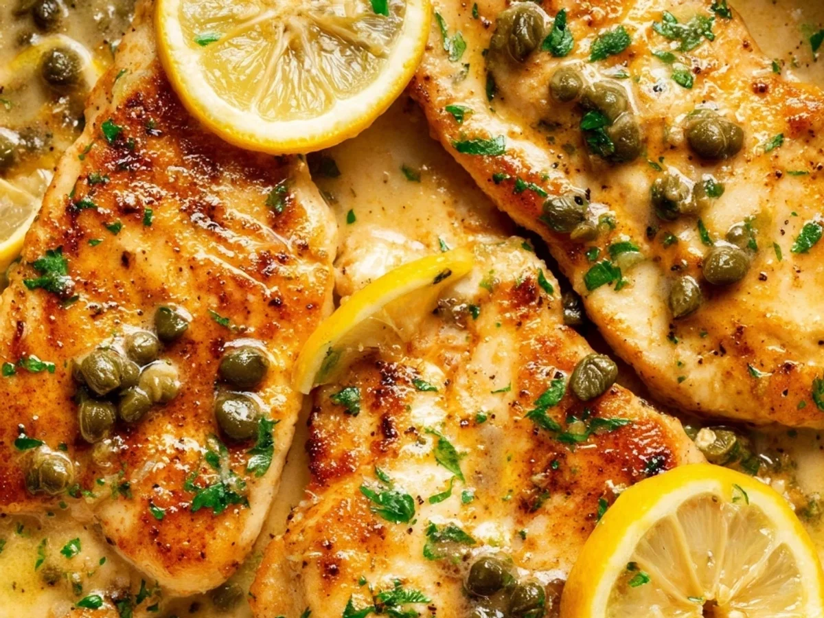 Chicken Piccata with Zesty Lemon & Capers - Image 1