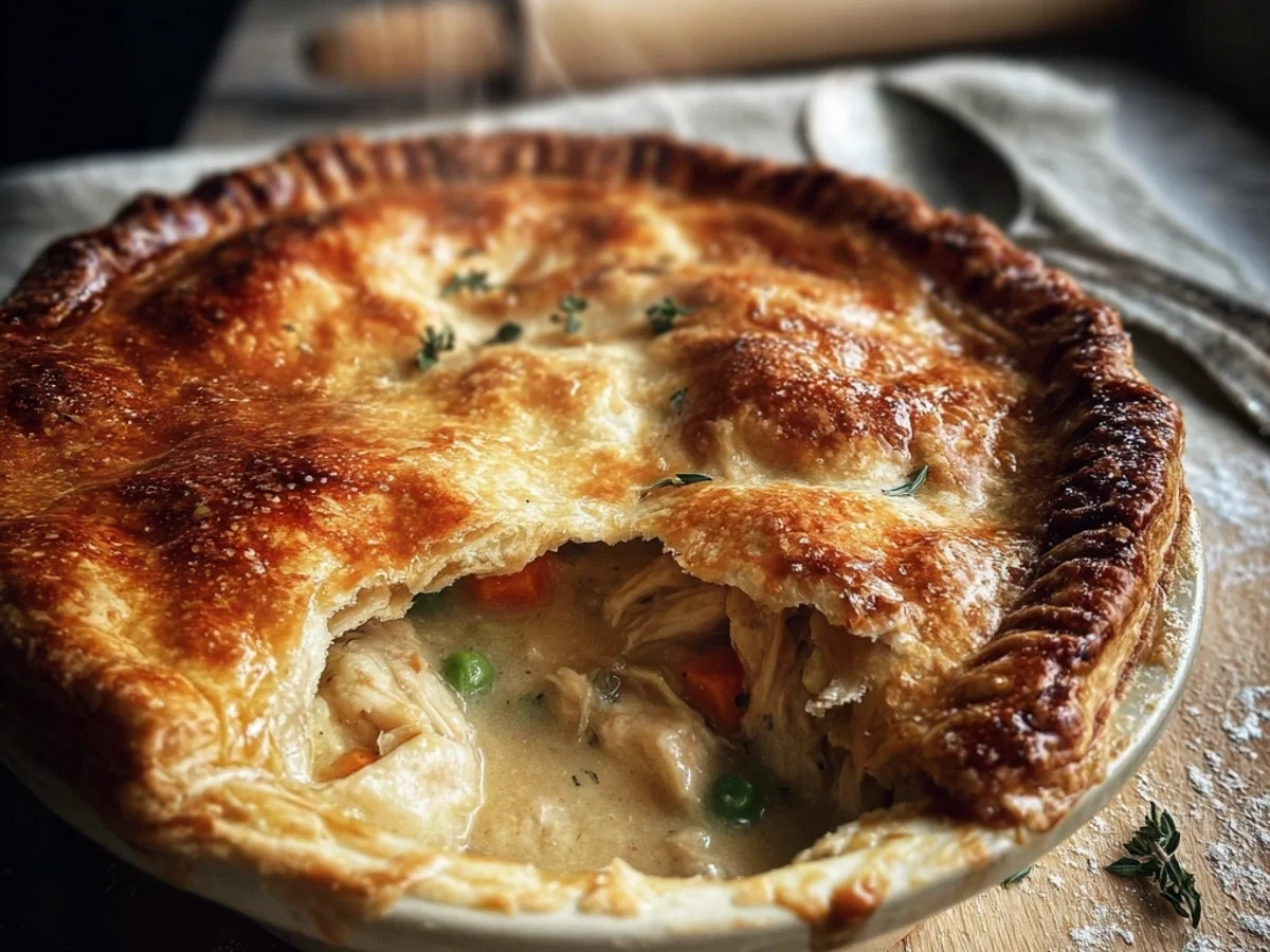 Classic Chicken Pot Pie Recipe: Flaky Crust, Hearty Filling - Image 2