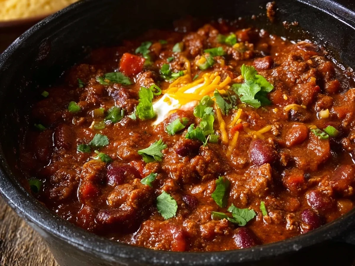Classic Slow Cooker Chili: My Family's Comfort Bowl - Image 1