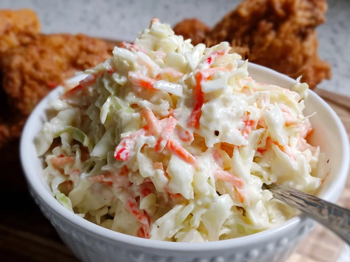 Copycat KFC Coleslaw: Sweet & Tangy Side Dish - Image 1