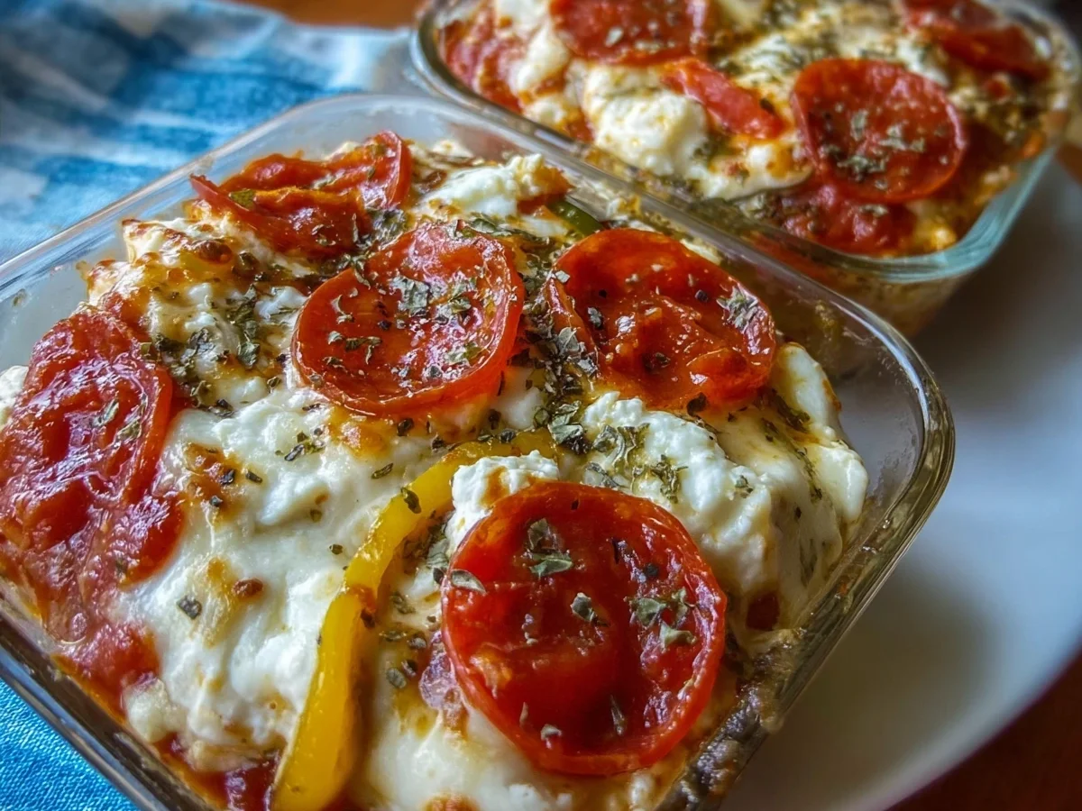 Cottage Cheese Pizza Bowl: High Protein & Quick - Image 1