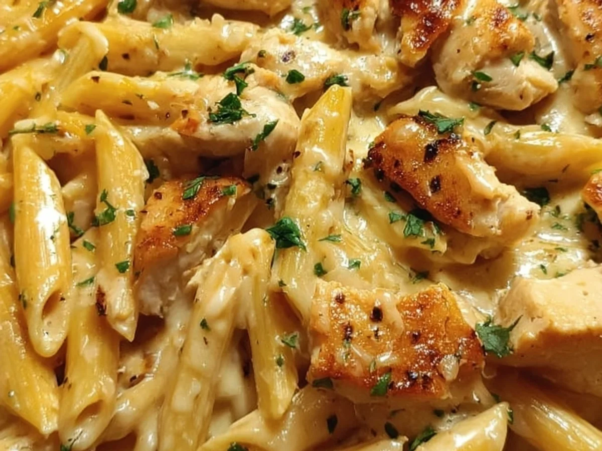 Crac Chicken Penne: Quick & Creamy Pasta Dinner - Image 1
