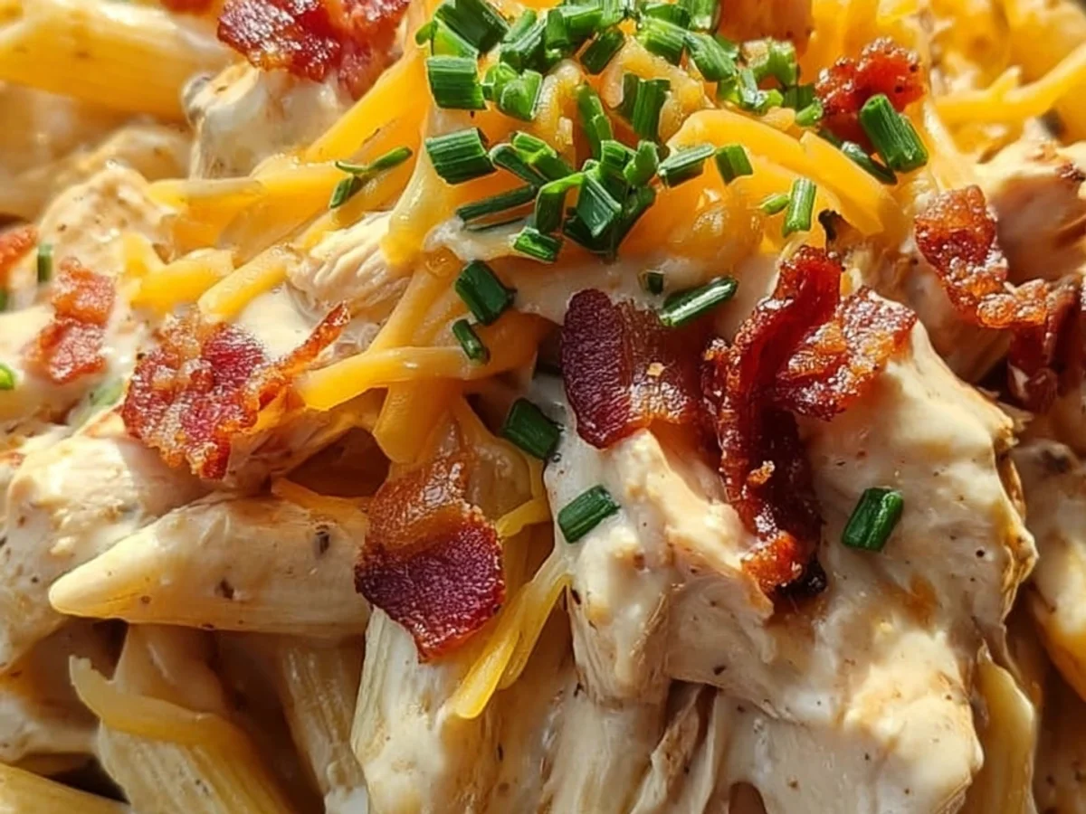 Crack Chicken Penne: Creamy Pasta Dinner - Image 2
