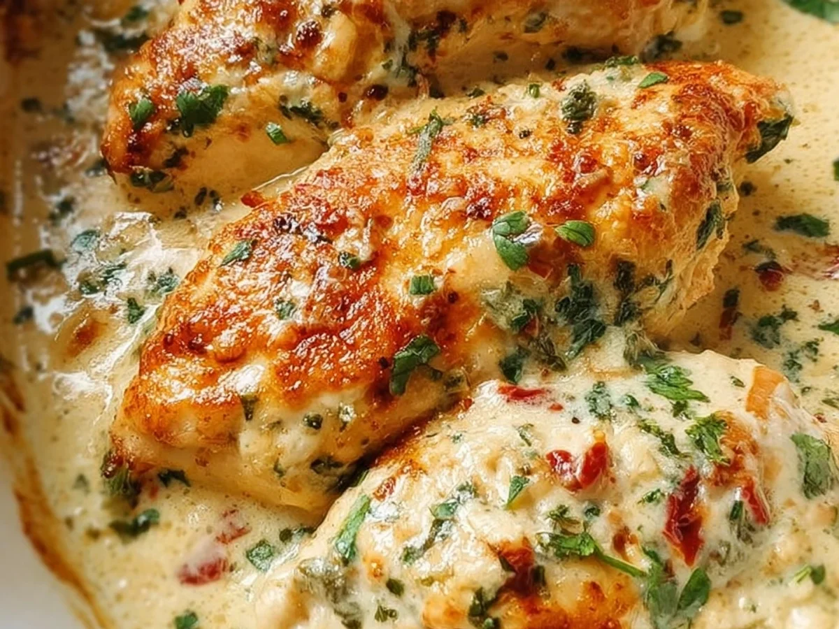 Creamy Baked Chicken Breasts: Tender, Juicy, Easy Dinner - Image 1