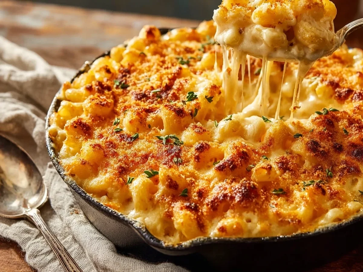Creamy Baked Mac and Cheese: A Homestyle Comfort Dish - Image 1