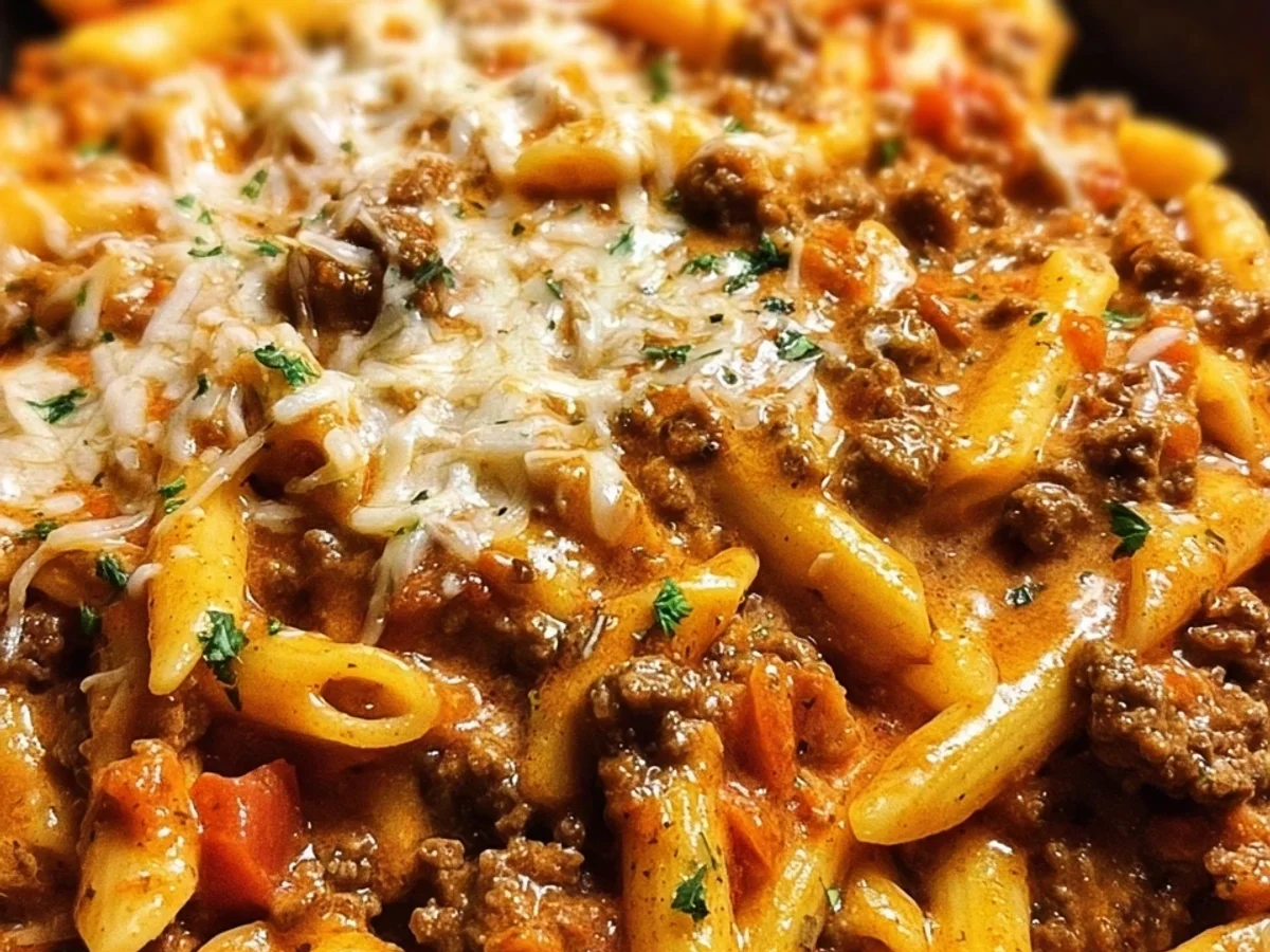 Creamy Beef Pasta with Rich Sauce - Image 1