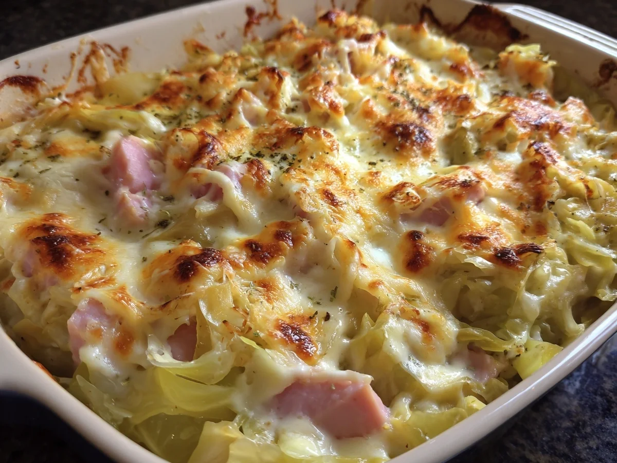 Creamy Cabbage Casserole with Savory Turkey Ham - Image 2