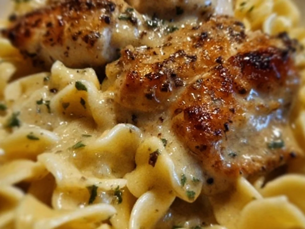Creamy Chicken Buttered Noodles: A Weeknight Hug - Image 1
