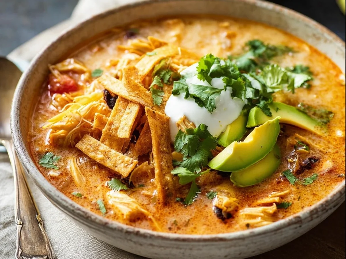 Creamy Chicken Tortilla Soup: Simple, Hearty Comfort - Image 1