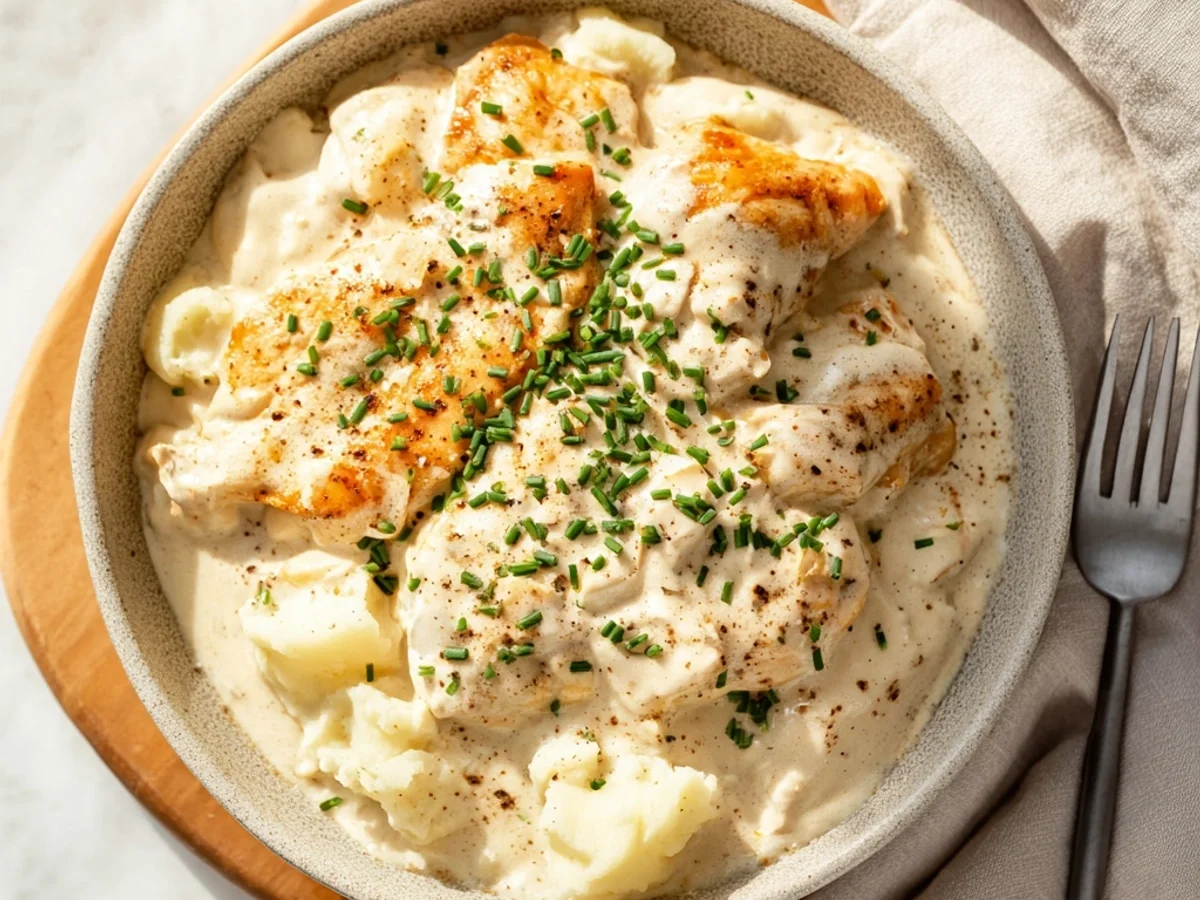 Creamy Chicken & Veggies: Easy Cream Cheese Dinner - Image 2
