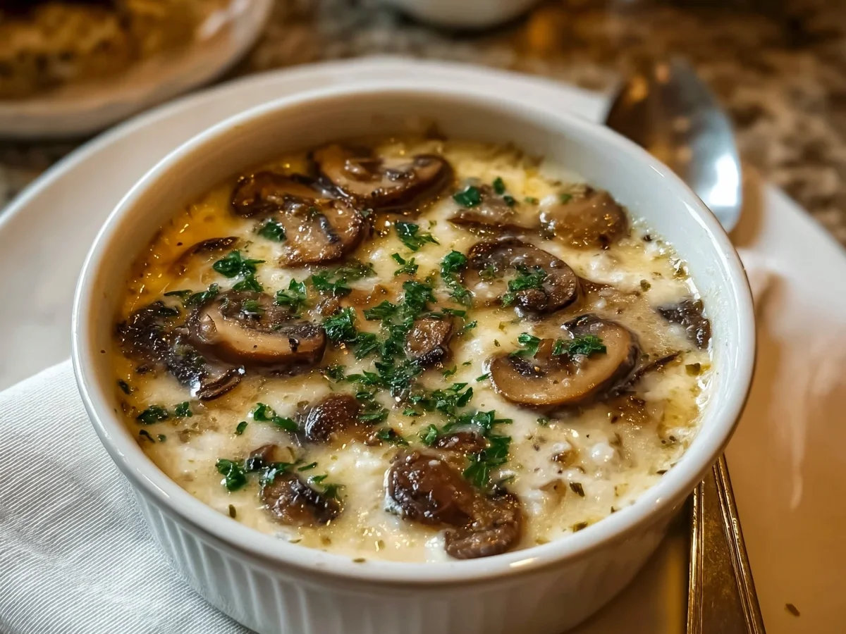 Creamy Cottage Cheese Mushroom Soup: Protein-Packed & Gluten-Free - Image 1