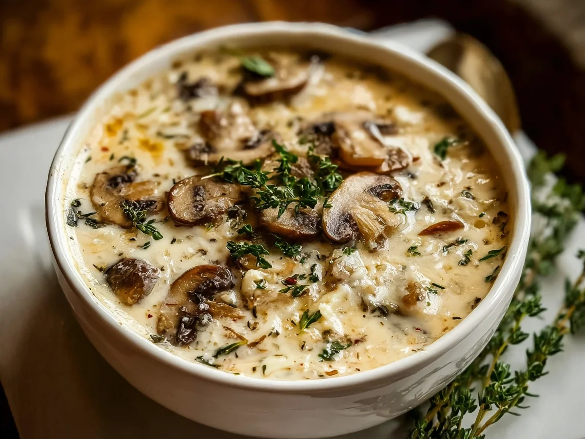 Creamy Cottage Cheese Mushroom Soup: Protein-Packed & Gluten-Free - Image 2