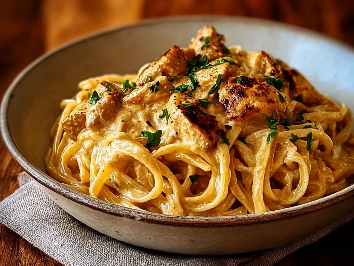 Creamy Cowboy Butter Chicken Linguine - Image 1