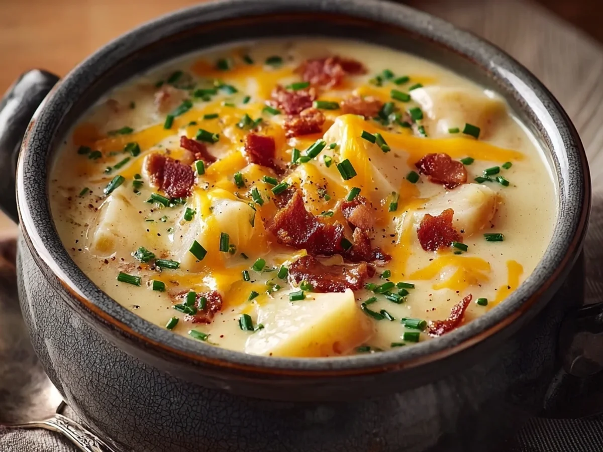 Creamy Crock Pot Crack Potato Soup Recipe - Image 2