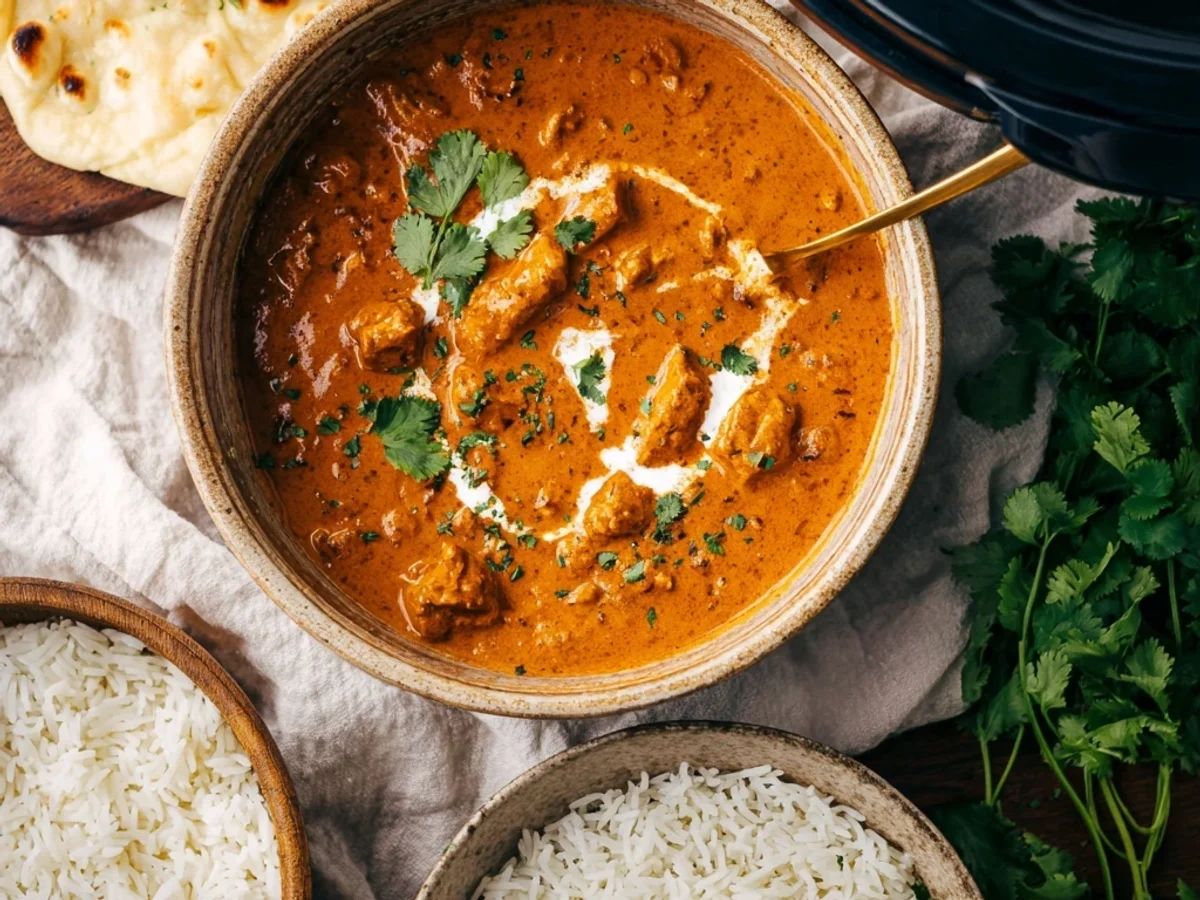 Creamy Crockpot Butter Chicken Simmer - Image 1