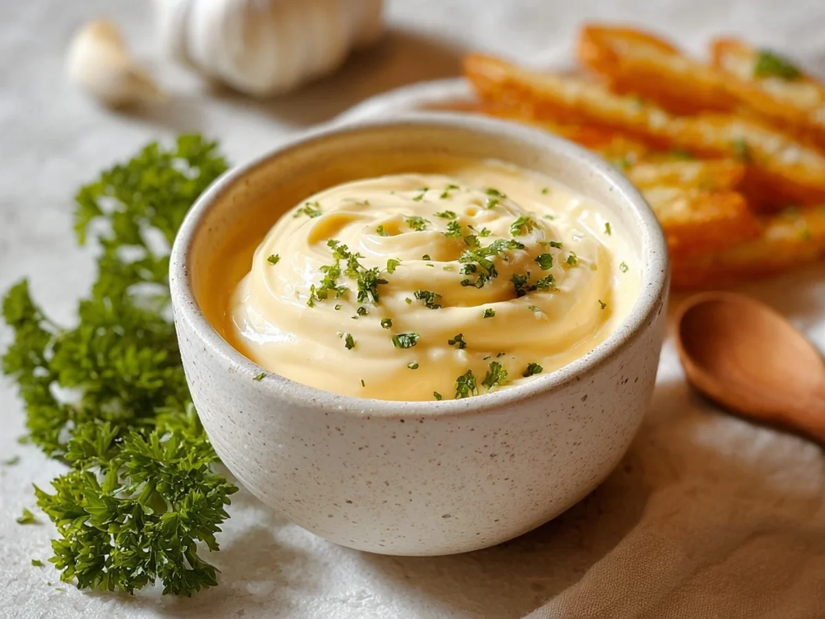 Creamy Garlic Homemade Aioli Recipe - Image 1