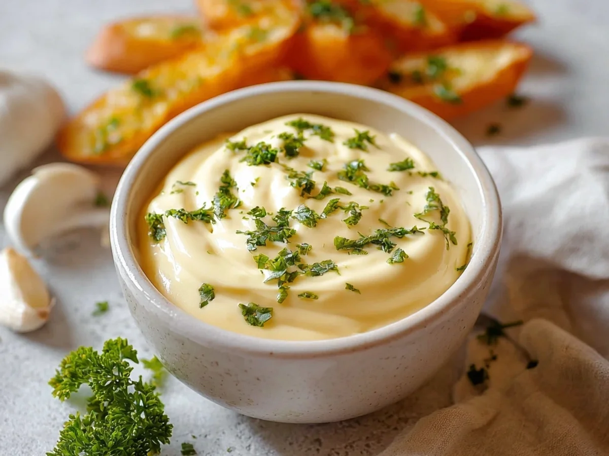 Creamy Garlic Homemade Aioli Recipe - Image 2