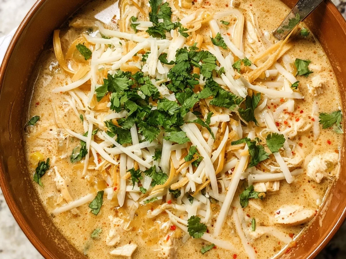 Creamy Green Chicken Enchilada Soup - Image 1