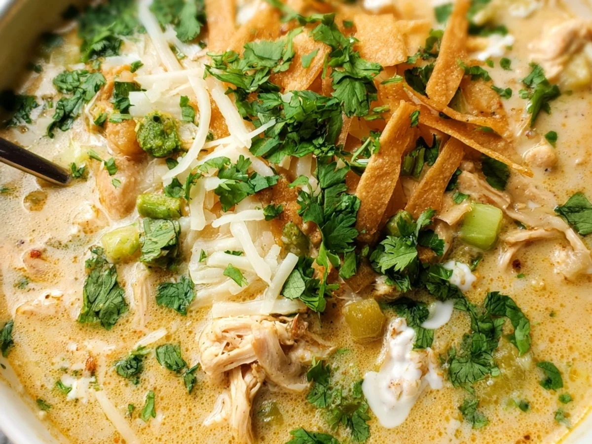 Creamy Green Chicken Enchilada Soup - Image 2