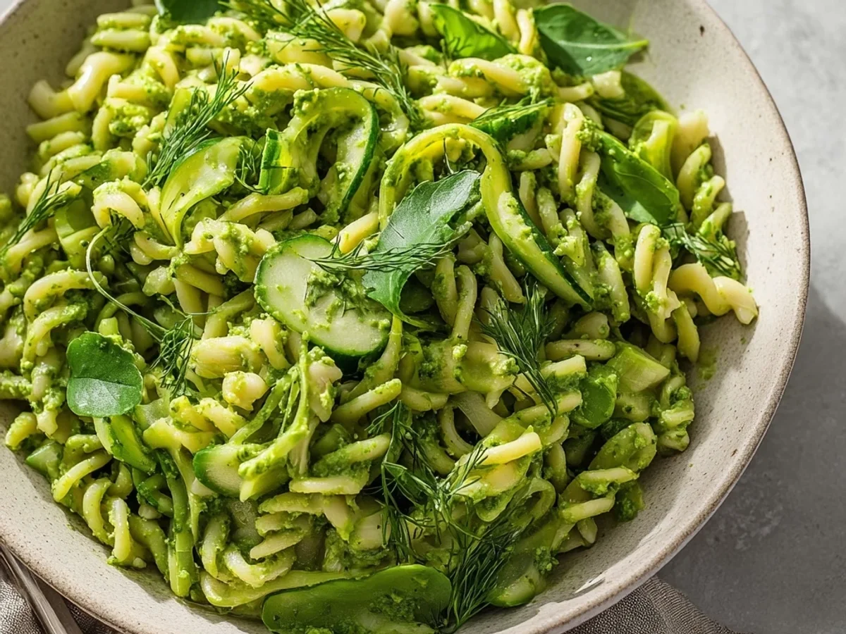 Creamy Green Goddess Pasta Salad: Easy & Fresh - Image 1