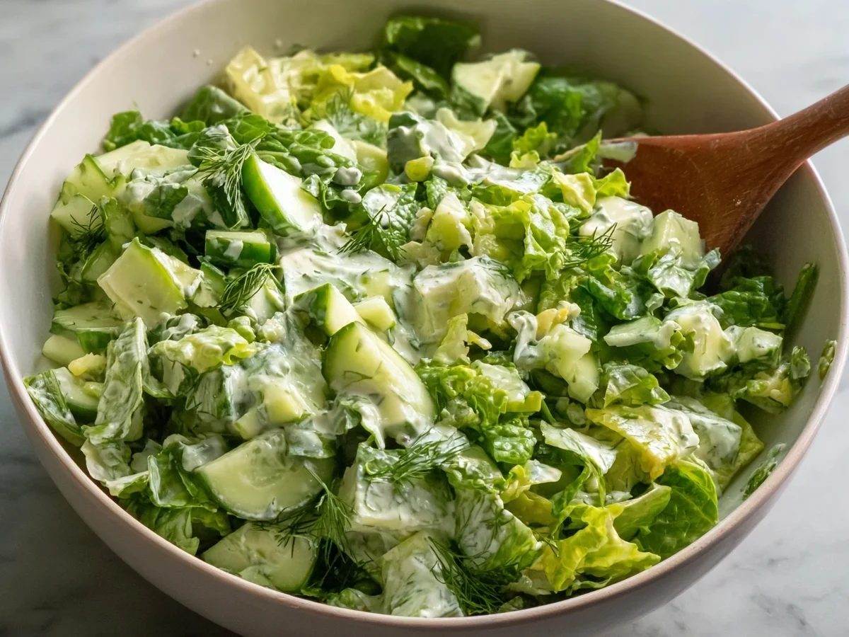 Creamy Green Goddess Salad with Fresh Herbs - Image 2