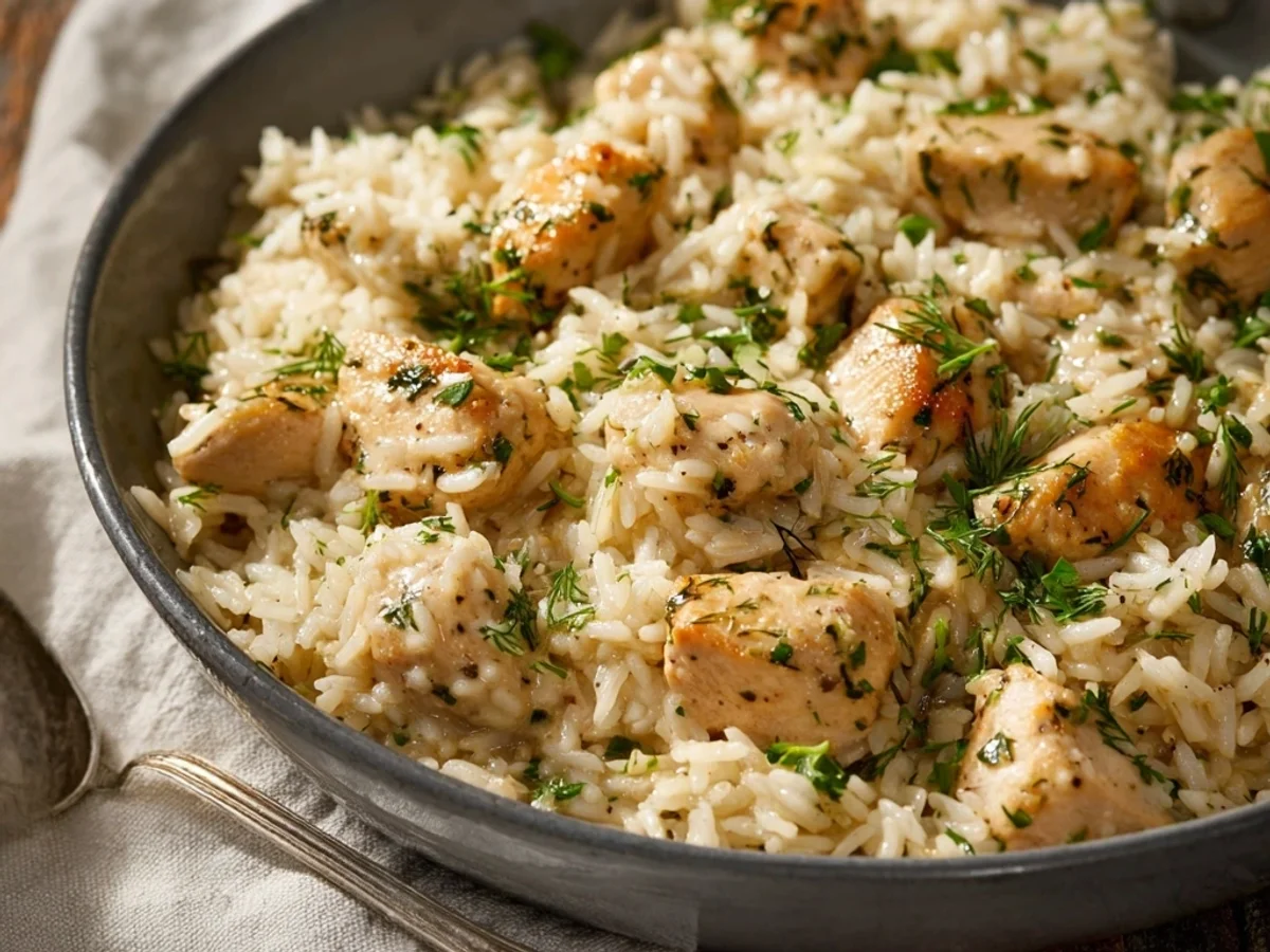 Creamy Herb Chicken Basmati: Flavorful One-Pan Meal - Image 2