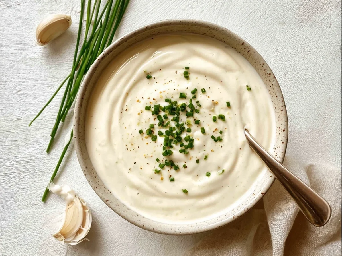 Creamy Homemade Garlic Aioli Recipe: A Kitchen Essential - Image 1