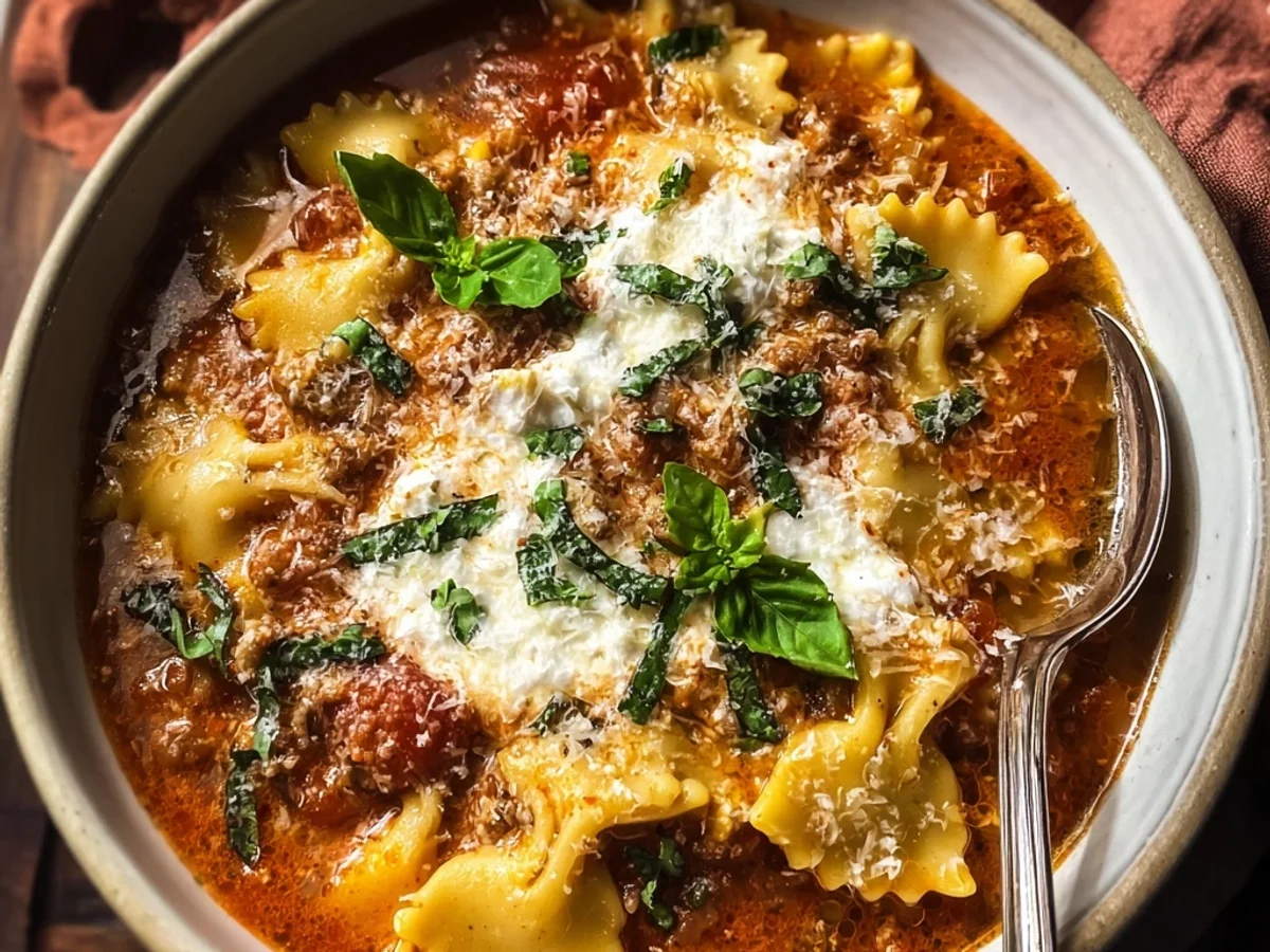 Creamy Lasagna Soup: Simple Weeknight Comfort - Image 2