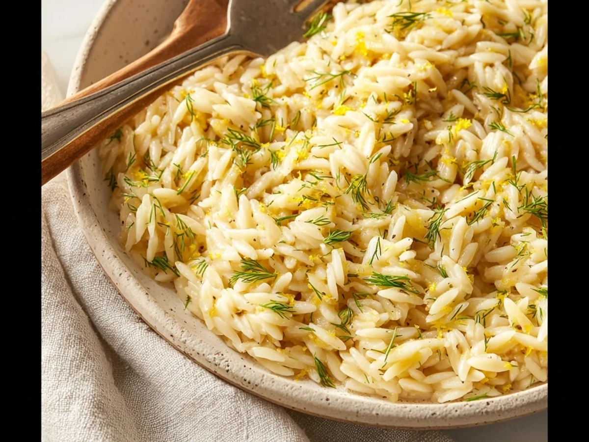 Creamy Lemon Orzo: A Bright, Zesty Side - Image 2